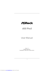 ASRock A55 Pro3 User Manual