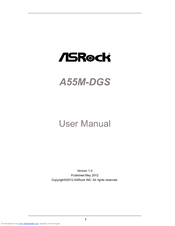 ASRock A55M-DGS User Manual