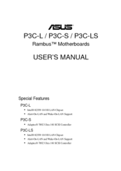 Asus Rambus P3C-LS User Manual