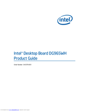 Intel DG965WH Product Manual