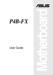 Asus P4B-FX User Manual