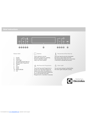 Electrolux EOB8741AOX Brief Instructions