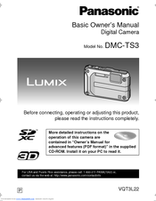 Panasonic DMC-TS3D Basic Owner's Manual