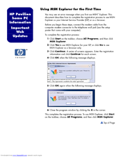 HP Pavilion xg900 - Desktop PC Using Manual