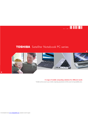Toshiba Satellite A30 Series Brochure