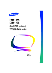 Samsung LTM1555X User Manual