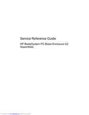 HP BladeSystem PC Blade Enclosure G2 Reference Manual