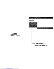 Samsung Tantus TSL 2795HF Owner's Instructions Manual