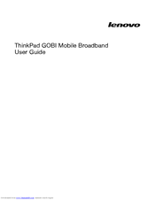 Lenovo ThinkPad L420 User Manual