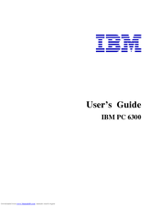 Lenovo PC 6300 User Manual