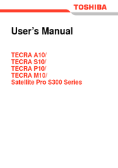 Toshiba TECRA S10 User Manual