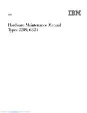 IBM NetVista 2289 Hardware Maintenance Manual