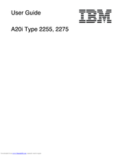 IBM A20i 2255 User Manual
