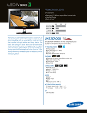 Samsung UN32C4000PDXZA Brochure