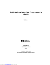 HP Rp3440-4 - 9000 - 0 MB RAM Programmer's Manual
