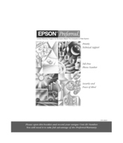 Epson Stylus Pro Series Limited Warranty