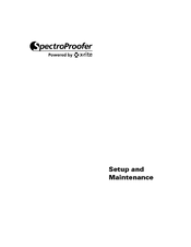 X-Rite Stylus Pro 9900 Setup And Maintenance Manual