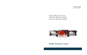 Epson SureColor S Series Quick Reference Manual