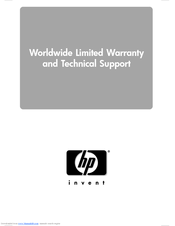 HP Pavilion zt3100 - Notebook PC Limited Warranty
