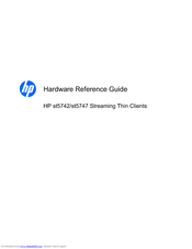 HP st5742 - Streaming Client Hardware Reference Manual