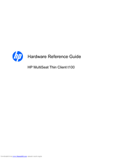 HP MultiSeat t100 - Thin Client Hardware Reference Manual