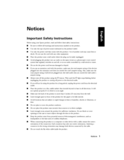 Epson B511A Important Safety Instructions Manual