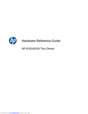 HP t5335 - Thin Client Hardware Reference Manual