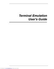 Pericom Software Terminal Emulation User Manual