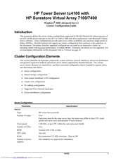 HP Tower Server tc4100 Configuration Manual