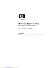 HP Compaq vc4725 Hardware Reference Manual