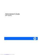 HP vc4825T - Thin Client Administrator's Manual