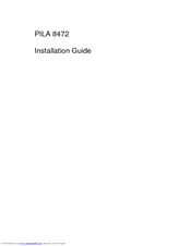 HP PILA 8472 Installation Manual