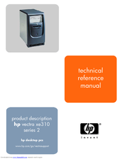 HP Vectra XE310 Technical Reference Manual