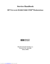 HP Visualize b1000 - Workstation Handbook