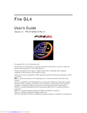 ATI Technologies Fire GL4 User Manual