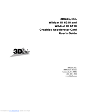3Dlabs Workstation x4000 User Manual