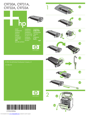 HP Color LaserJet 5550 Installation Manual