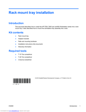 HP Z400 - Workstation Hardware Installation