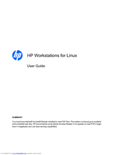 HP Z600 - Workstation - 6 GB RAM User Manual