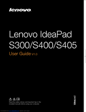Lenovo IdeaPad S405 User Manual