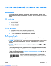 HP FL863UT - Workstation - Z400 Installation Manual