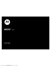 Motorola MOTO W259 User Manual