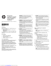 HP Z420 Series Installation