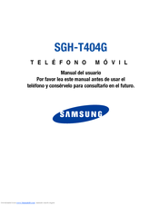 Samsung SGH-T404G Manual Del Usuario
