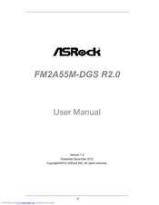 ASRock FM2A55M-DGS R2.0 User Manual