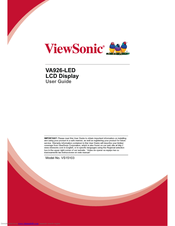 Viewsonic VA926-LED User Manual