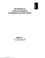 HP NetServer
FCArray Assistant Installation And User Manual