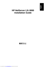 HP NetServer LXr 8000 Installation Manual