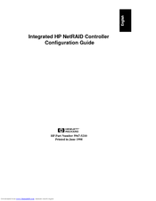 HP Integrated NetRAID Controller Configuration Manual