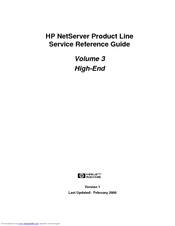 HP NetServer Series Service & Reference Manual